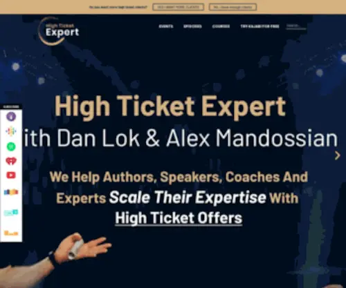 Highticketexpert.com(High Ticket Expert) Screenshot