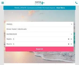 Hightide.com.au(The Hightide Holidays VIP Membership program) Screenshot
