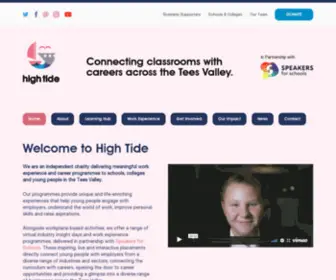 Hightidefoundation.co.uk(High Tide) Screenshot