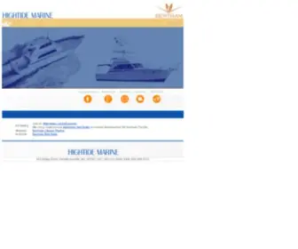 Hightidemarine.cc(New Bertram Original and Replacement Yacht Parts) Screenshot