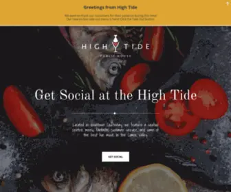 Hightidepub.com(High Tide Public House) Screenshot