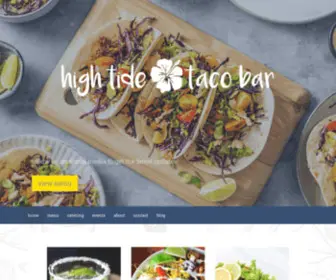 Hightidetacobar.com(Tacos with flare) Screenshot