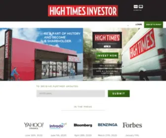 Hightimesinvestor.com(The Original Voice of Cannabis) Screenshot