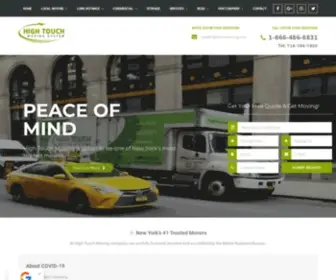 Hightouchmoving.com(NYC #1 Moving Company) Screenshot