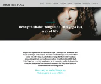 Highvibeyoga.com(High Vibe Yoga) Screenshot