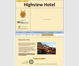 Highviewhotel.com(The Highview Hotel Karatu) Screenshot