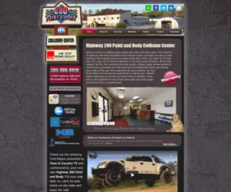 Highway280Paintandbody.com(Auto Body Collision Repair Center Birmingham) Screenshot