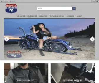 Highwayleather.com(Motorcycle Vests) Screenshot