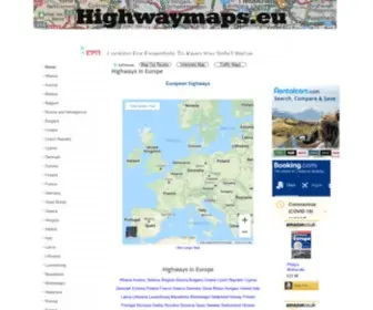 Highwaymaps.eu(Highways in Europe) Screenshot