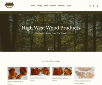Highwestwood.com(High West Wood Products) Screenshot
