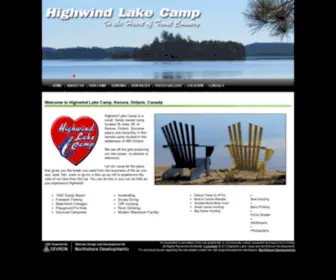 Highwindlakecamp.com(Highwind Lake Camp) Screenshot