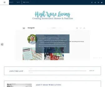 Highwireliving.com(Realistic Design and DIY) Screenshot