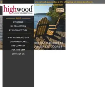 Highwood-USA.com(Highwood USA Outdoor Furniture) Screenshot