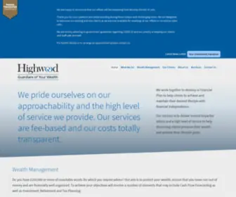 Highwood.co.uk(Highwood Financial Services) Screenshot