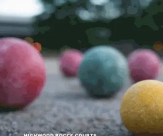 Highwoodbocce.com(440 Bank Lane) Screenshot