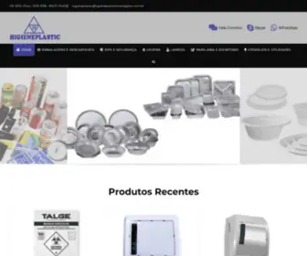 Higieneplasticembalagens.com.br(Embalagens e Descartáveis em Santos) Screenshot