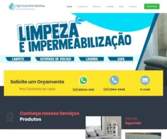 Higienizadorafernaodias.com.br(Limpeza) Screenshot