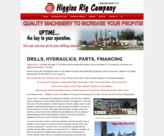 Higrig.com(Higgins Rig Company) Screenshot