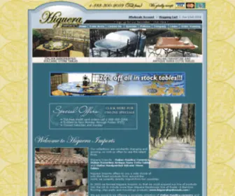 Higueraimports.com(Italian home decorations) Screenshot