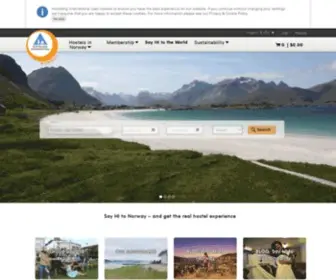 Hihostels.no(HI Norway) Screenshot