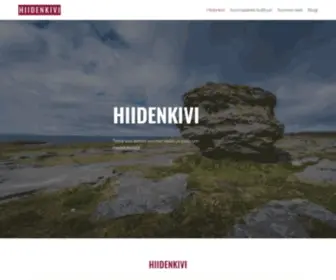 Hiidenkivi-Lehti.fi(Hiidenkivi ja sen synty) Screenshot