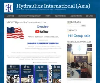 Hiigroupasia.com(About hydraulics international) Screenshot