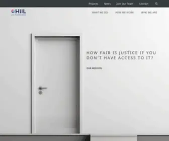 Hiil.org(User Friendly Justice) Screenshot