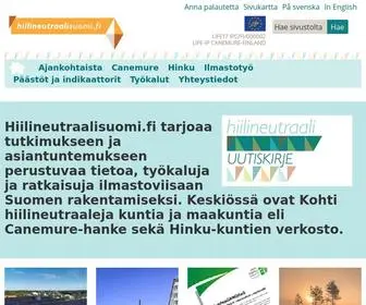 Hiilineutraalisuomi.fi(Hiilineutraalisuomi) Screenshot