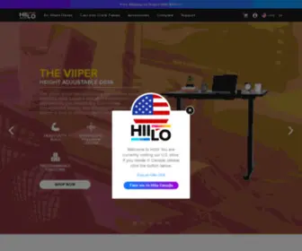 Hiilo.com(Sit-Stand Desks) Screenshot