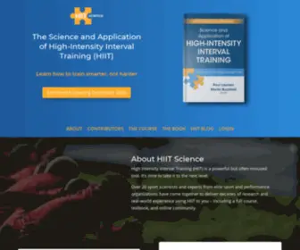 Hiitscience.com(Optimize Athletic Performance with HIIT Science Training Courses) Screenshot