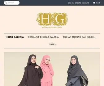 Hijabgaleria.my(Hijab Galeria) Screenshot