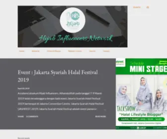 Hijabinfluencersnetwork.com(Hijab Influencers Network) Screenshot
