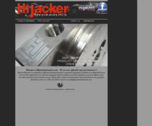 Hijackerhydraulics.com Screenshot