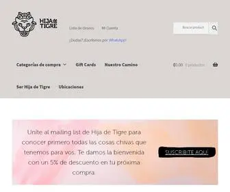 Hijadetigre.com(Hija de Tigre) Screenshot