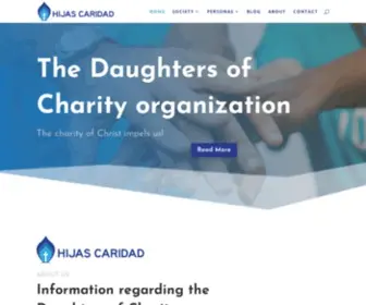 Hijascaridad.org(Hijas Caridad) Screenshot