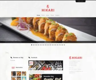 Hikarisushisimi.com(HIKARI SUSHI) Screenshot