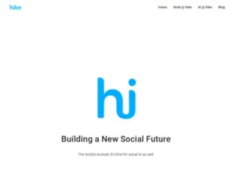 Hike.in(Building a New Social Future) Screenshot