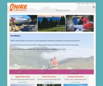 Hikeformentalhealth.org(HIKE for Mental Health) Screenshot