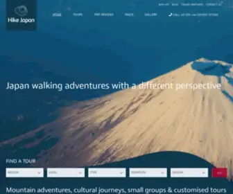 Hikejapan.com(Japanese Walking Tours) Screenshot