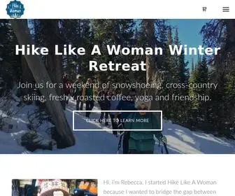 Hikelikeawoman.net(Hike Like A Woman) Screenshot