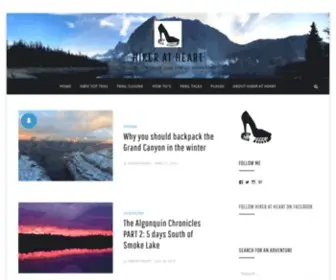 Hikeratheart.com(Hiker At Heart) Screenshot