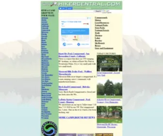 Hikercentral.com(Hiker Central) Screenshot