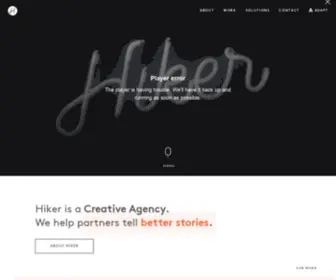 Hikercompany.com(Creative Agency) Screenshot