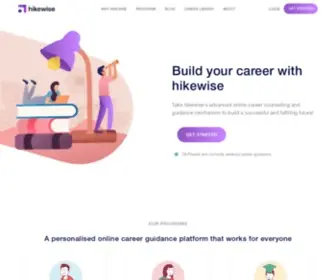 Hikewise.com(Online Career Counselling & Career Guidance) Screenshot