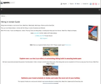 Hiking-IN-Jordan.com(Plan your next hiking holiday in Jordan with the Hiking in Jordan Guidebook and Website) Screenshot