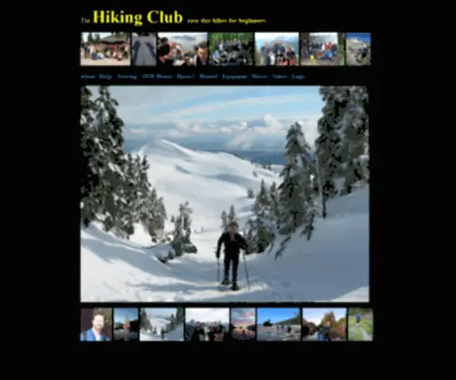 Hikingclub.ca(The Hiking Club) Screenshot