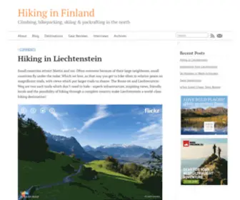 Hikinginfinland.com(Bikepacking) Screenshot