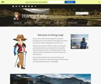 Hikinglady.com(Hiking Lady) Screenshot