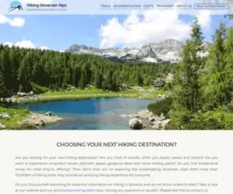 Hikingslovenianalps.com(Hiking Slovenian Alps) Screenshot