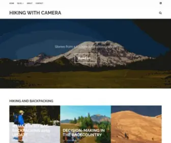 Hikingwithcamera.com(Adventures of a backpacking photographer) Screenshot